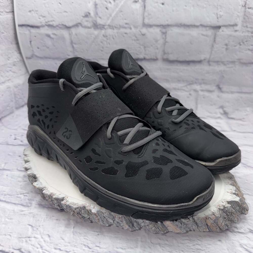 Men's Nike Jordan Flight Flex Trainer 2 Blackout Shoes Sneakers SIZE 12 EUC